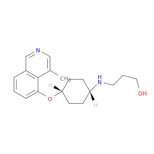 1-Propanol, 3-[[cis-4-[(4-methyl-5-isoquinolinyl)oxy]cyclohexyl]amino]-