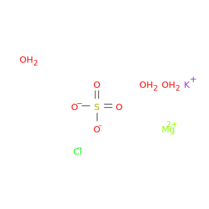 Kainite(K[MgCl(SO4)].3H2O) (9CI)