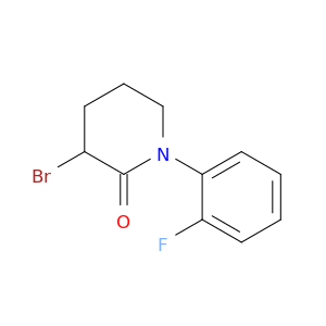 3-bromo-1-(2-fluorophenyl)piperidin-2-one