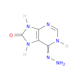 1H-Purine-6,8-dione, 7,9-dihydro-, 6-hydrazone