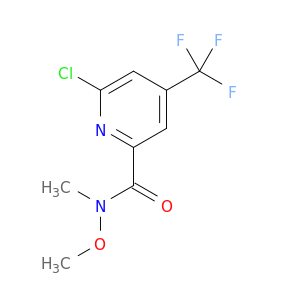 2-吡啶癸酰胺,6-氯-N-甲氧基-N-甲基-4-(三氟甲基)-