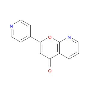 4H-Pyrano[2,3-b]pyridin-4-one, 2-(4-pyridinyl)-