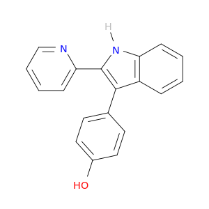 Phenol, 4-[2-(2-pyridinyl)-1H-indol-3-yl]-