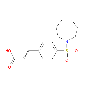 3-[4-(Azepane-1-sulfonyl)phenyl]prop-2-enoic Acid
