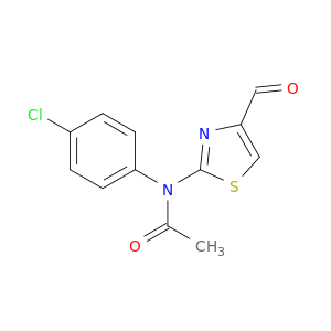 N-(4-Chlorophenyl)-N-(4-Formyl-1,3-Thiazol-2-Yl)Acetamide
