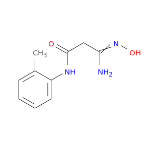 2-(N'-hydroxycarbamimidoyl)-N-(2-methylphenyl)acetamide