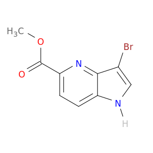 3-溴-1H-吡咯并[3,2-b]吡啶-5-羧酸甲酯