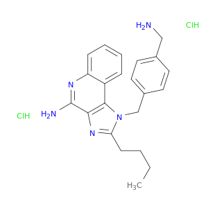 1-(4-(氨基甲基)苄基)-2-丁基-1H-咪唑并[4,5-c]喹啉-4-胺二盐酸盐
