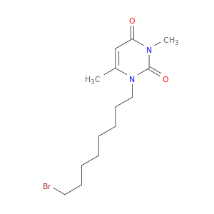 2,4(1H,3H)-Pyrimidinedione, 1-(8-bromooctyl)-3,6-dimethyl-