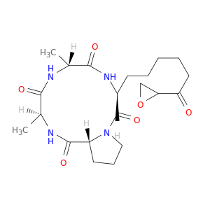 (3s,6r,9r,14ar)-3,6-dimethyl-9-[6-(oxiran-2-yl)-6-oxohexyl]decahydropyrrolo[1,2-a][1,4,7,10]tetraazacyclododecine-1,4,7,10-tetrone