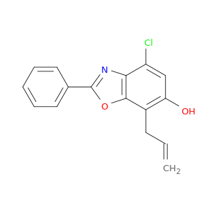 6-Benzoxazolol, 4-chloro-2-phenyl-7-(2-propenyl)-