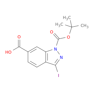 1-(tert-Butoxycarbonyl)-3-iodo-1H-indazole-6-carboxylic acid