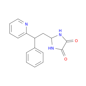 4,5-Imidazolidinedione, 2-[2-phenyl-2-(2-pyridinyl)ethyl]-