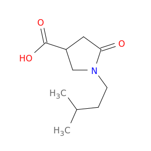 1-(3-甲基丁基)-5-氧代吡咯烷-3-羧酸