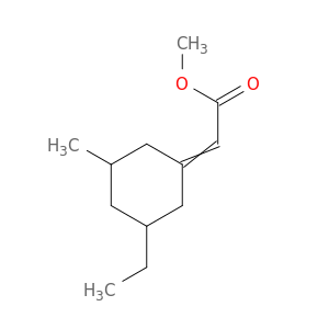 Acetic acid, (3-ethyl-5-methylcyclohexylidene)-, methyl ester
