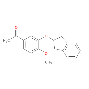 Ethanone, 1-[3-[(2,3-dihydro-1H-inden-2-yl)oxy]-4-methoxyphenyl]-
