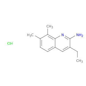 2-Amino-7,8-dimethyl-3-ethylquinoline hydrochloride