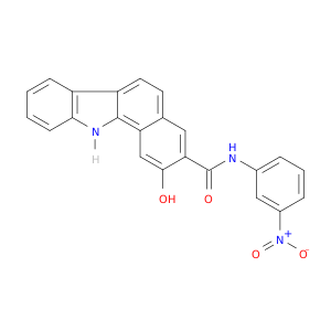 11H-Benzo[a]carbazole-3-carboxamide, 2-hydroxy-N-(3-nitrophenyl)-