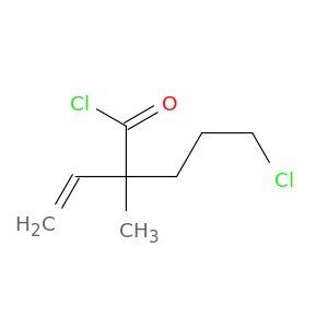 Pentanoyl chloride, 5-chloro-2-ethenyl-2-methyl-