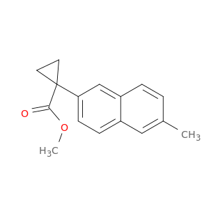 Cyclopropanecarboxylic acid, 1-(6-methyl-2-naphthalenyl)-, methyl ester
