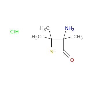 2-Thietanone, 3-amino-3,4,4-trimethyl-, hydrochloride