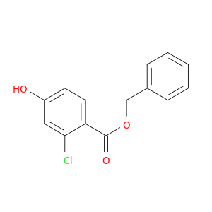 Benzoic acid, 2-chloro-4-hydroxy-, phenylmethyl ester