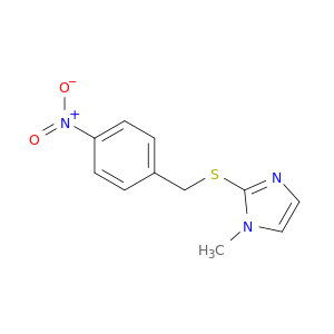 1H-Imidazole, 1-methyl-2-[[(4-nitrophenyl)methyl]thio]-