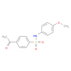 4-乙酰基-N-(4-甲氧基苯基)苯磺酰胺