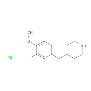 4-(3-Fluoro-4-methoxy-benzyl)-piperidine Hydrochloride