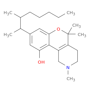 2H-[1]Benzopyrano[4,3-c]pyridin-10-ol,8-(1,2-dimethylheptyl)-1,3,4,5-tetrahydro-2,5,5-trimethyl-