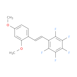Benzene, [(1E)-2-(2,4-dimethoxyphenyl)ethenyl]pentafluoro-