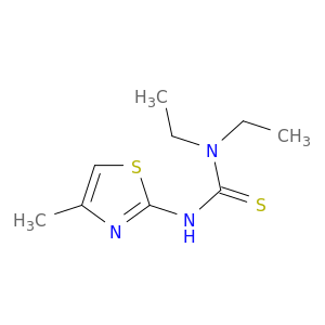 Thiourea, N,N-diethyl-N'-(4-methyl-2-thiazolyl)-