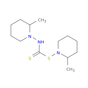 Carbamodithioic acid, (methylpiperidinyl)-, methylpiperidinyl ester