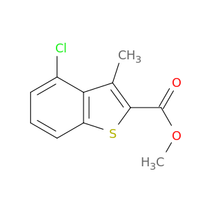 4-氯-3-甲基苯并噻吩-2-甲酸甲酯