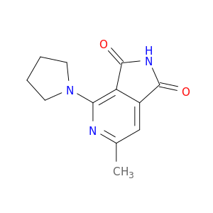 1H-Pyrrolo[3,4-c]pyridine-1,3(2H)-dione, 6-methyl-4-(1-pyrrolidinyl)-