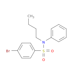 Benzenesulfonamide, 4-bromo-N-butyl-N-phenyl-