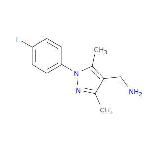 C-[1-（4-氟苯基）-3,5-二甲基-1H-吡唑-4-基]-甲胺