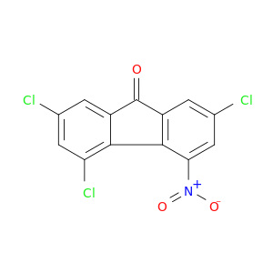 2,4,7-trichloro-5-nitro-9h-fluoren-9-one