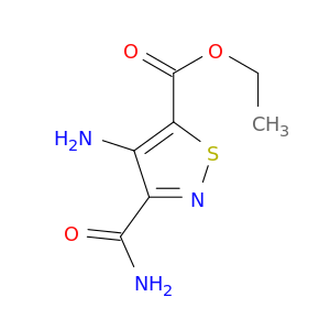 4-氨基-3-氨基甲酰基-1,2-噻唑-5-甲酸乙酯
