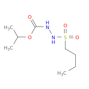 Hydrazinecarboxylic acid, 2-(butylsulfonyl)-, 1-methylethyl ester