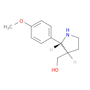 (2R,3R)-REL-2-(4-甲氧基苯基)-3-吡咯烷甲醇