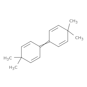 6-(4,4-dimethyl-1-cyclohexa-2,5-dienylidene)-3,3-dimethyl-cyclohexa-1,4-diene