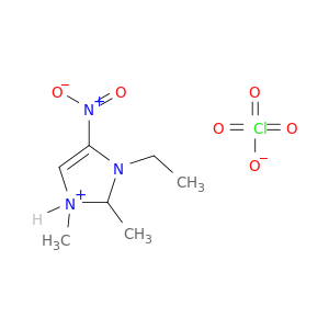 1H-Imidazolium, 3-ethyl-1,2-dimethyl-4-nitro-, perchlorate