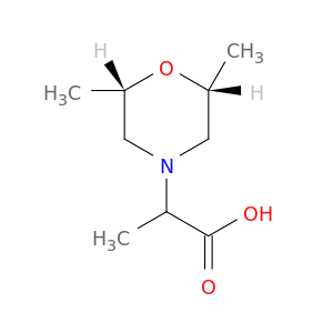 2-[cis-2,6-Dimethyl-4-morpholinyl]propanoic Acid