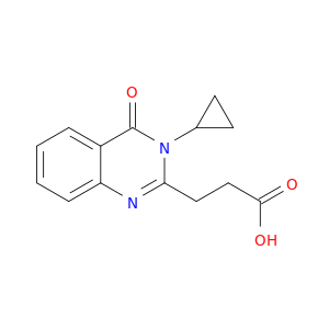 3-(3-Cyclopropyl-4-Oxo-3,4-Dihydroquinazolin-2-Yl)Propanoic Acid