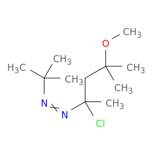 Diazene, (1-chloro-3-methoxy-1,3-dimethylbutyl)(1,1-dimethylethyl)-