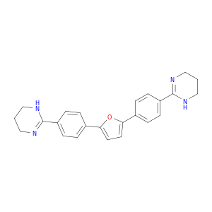 Pyrimidine, 2,2'-(2,5-furandiyldi-4,1-phenylene)bis[1,4,5,6-tetrahydro-