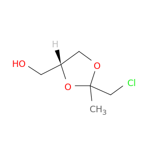 1,3-Dioxolane-4-methanol, 2-(chloromethyl)-2-methyl-, (4R)-