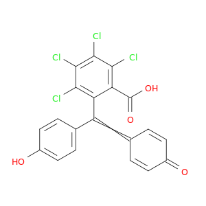 2,3,4,5-tetrachloro-6-[(4-hydroxyphenyl)(4-oxocyclohexa-2,5-dien-1-ylidene)methyl]benzoic acid