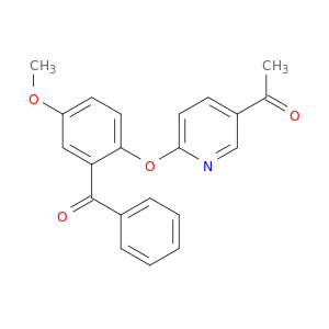 2-(2-苯甲酰基-4-甲氧基苯氧基)-5-乙酰基吡啶